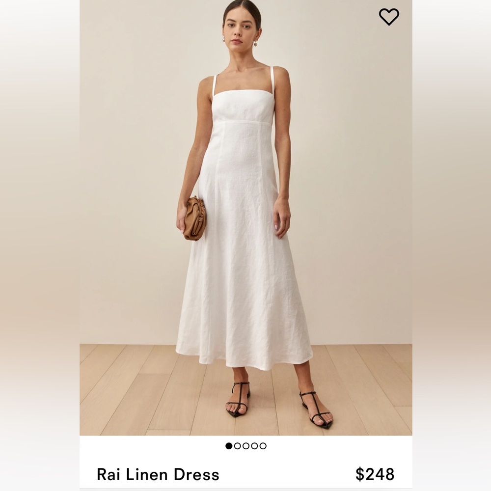 Rai linen dress never worn reformation!